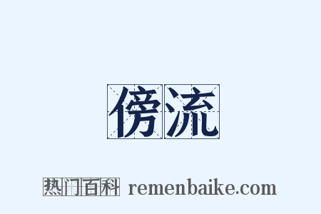 傍流是什么意思的图片